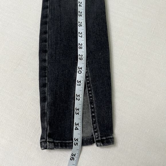 AO.LA By Alice+ Olivia You Look Good high rise split hem jeans Size 24 - Picture 11 of 11